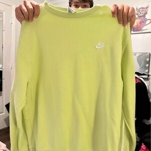 Nike Neon Green Crewneck Sweatshirt